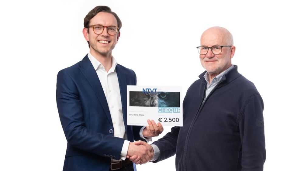 Henk Algra wint NTVT Publicatieprijs 2026